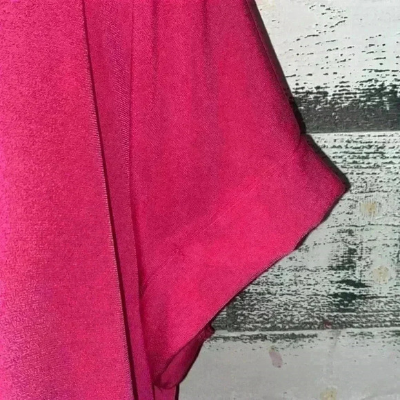 Calvin Klein Hot Pink Silky Blouse size Medium - Picture 3 of 6